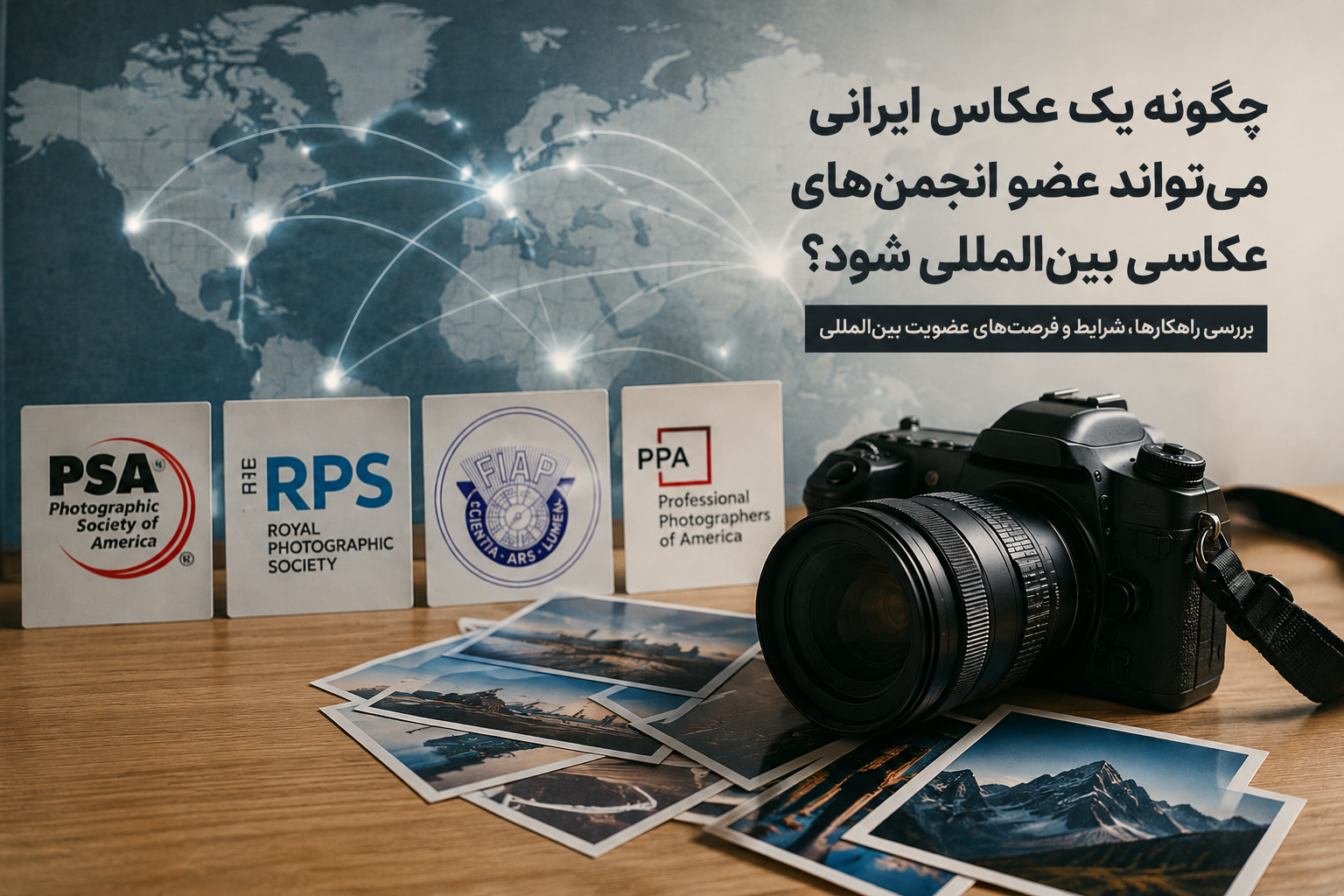 مهمترین راههای عضویت عکاسان ایرانی در انجمنهای عکاسی جهان