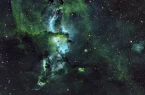 تصویر خیره‌کننده «سحابی مجسمه آزادی» در ناسا منتشر شد؛ درخشش NGC 3576 در Astronomy Picture of the Day